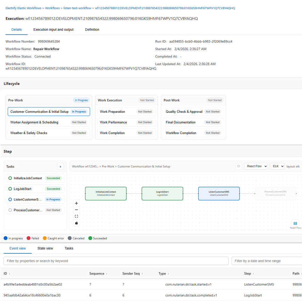 Nularian Workflow Engine